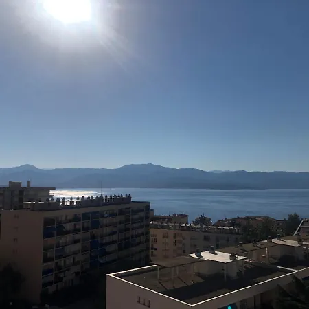 Apartament Centre Cosy Et Spacieux Avec Climatisation, Grande Terrasse Et Vue Ajaccio (Corsica)